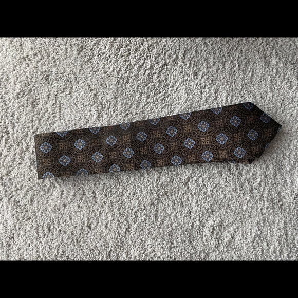 Other - JoS.A.BANK. tie in brown and blue design